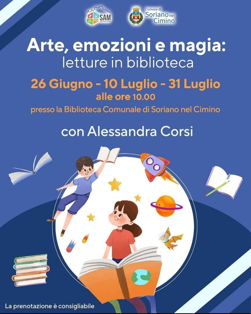 Biblioteca Comunale:  LETTURE AD ALTA VOCE IN GIARDINO